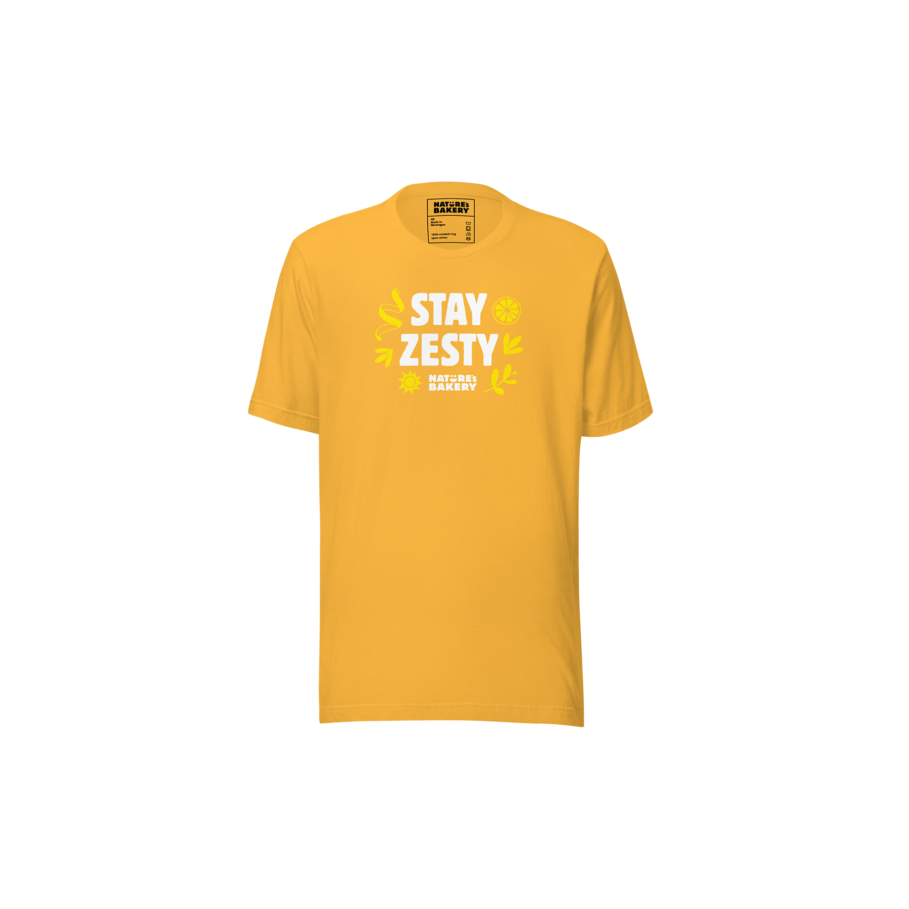 Stay Zesty Shirt - Yellow – Nature's Bakery