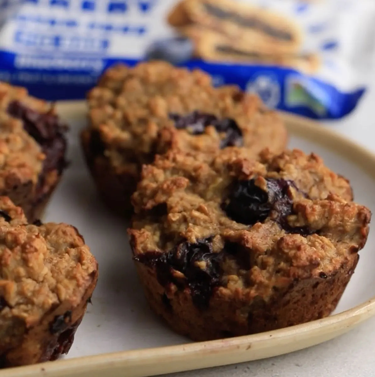 Gluten-Free Blueberry Oatmeal Bites