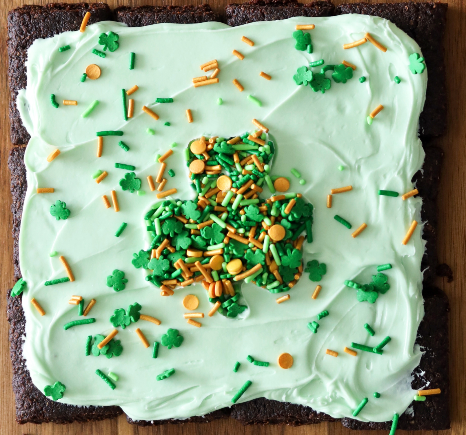 St. Patrick's Day Brownies