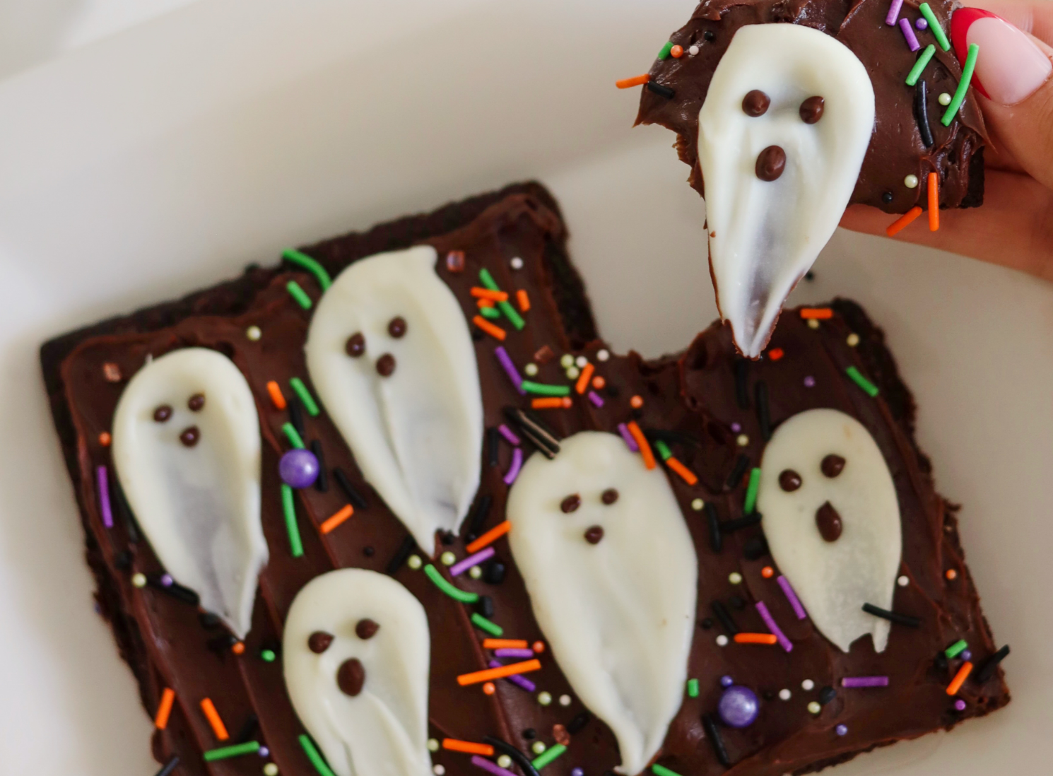 Ghost Brownies