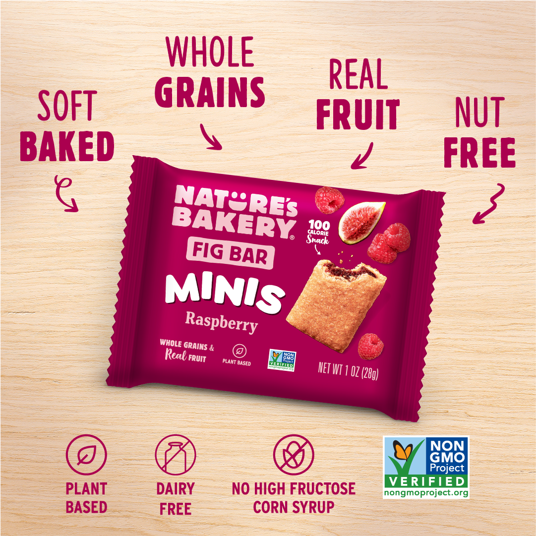 Fig Bar Minis - Raspberry – Nature's Bakery