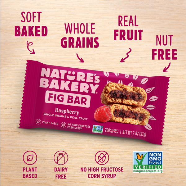Whole Wheat Fig Bars - Raspberry – Nature's Bakery