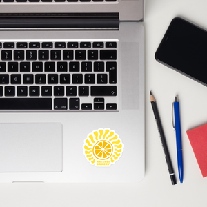 Lemon Sun Sticker