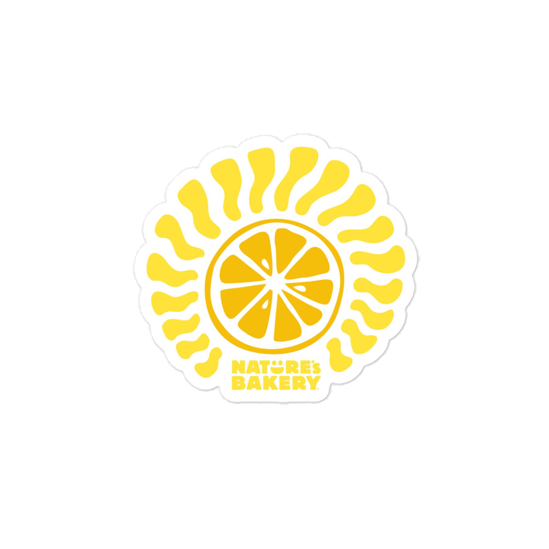 Lemon Sun Sticker
